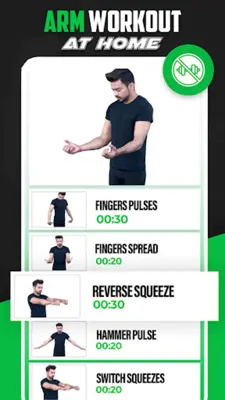 Arms Workout, Forearm Exercise android App screenshot 4